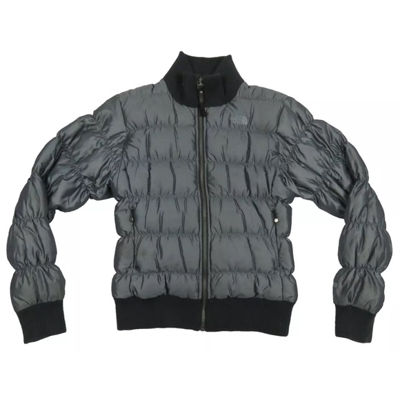 The North Face TNF 600 Goose Down Nuptse Quilted Full Zip Puffer